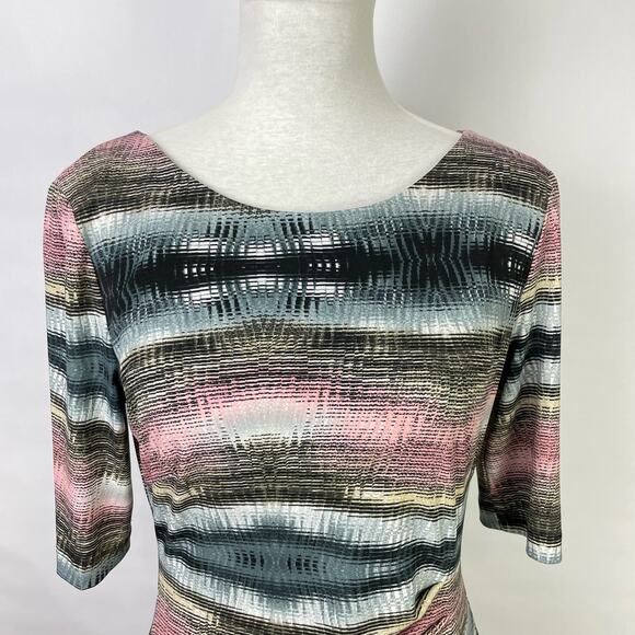 Connected Apparel Multicolor Midi Dress - Picture 3 of 11